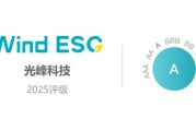 测试姻缘光峰科技再获Wind ESG A级评级 创新驱动绿色科技典范
